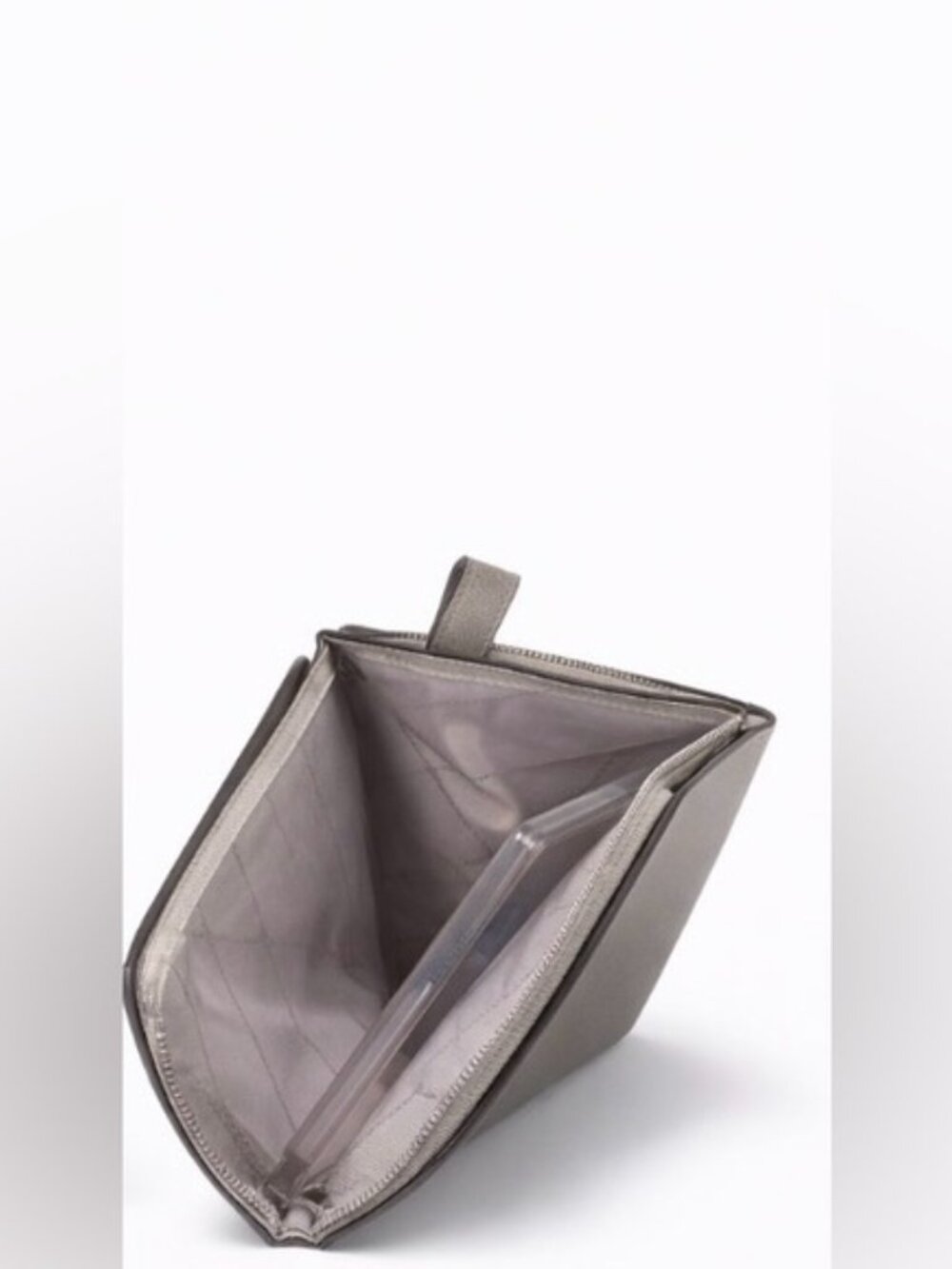 ✨ Michael Kors Wristlet Wallet Gray Saffiano 💼 | Cartera MK - Picture 4 of 6